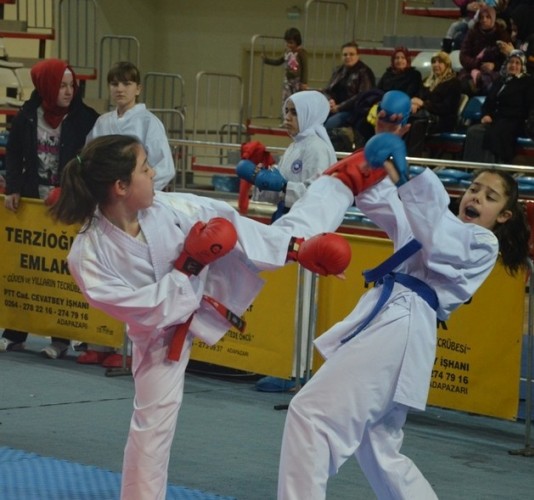 8 Mart Bayanlar Karate Turnuvası