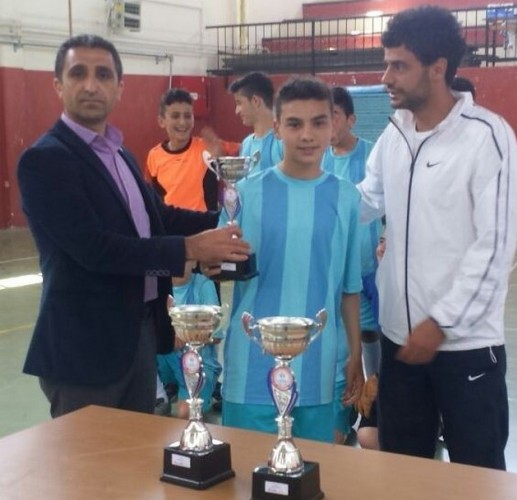 Kocaali'de futsal ve voleybol şampiyonları kupalarını aldı