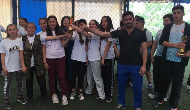 Pamukova'da futsal ve voleybol şampiyonları belli oldu