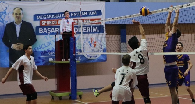 Liseler Voleybola Hendek damgası