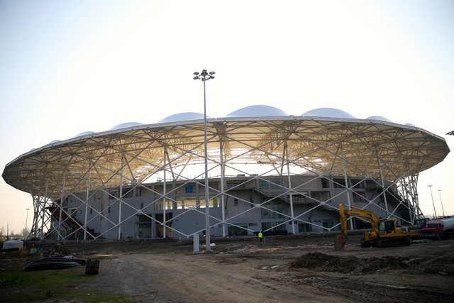 Sakaryaspor'un yeni stadında son durum