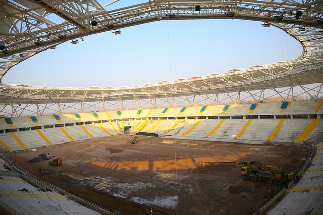 Sakaryaspor'un yeni stadında son durum