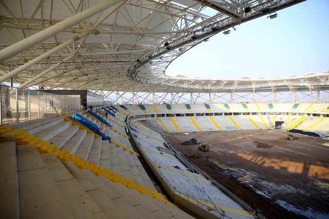 Sakaryaspor'un yeni stadında son durum