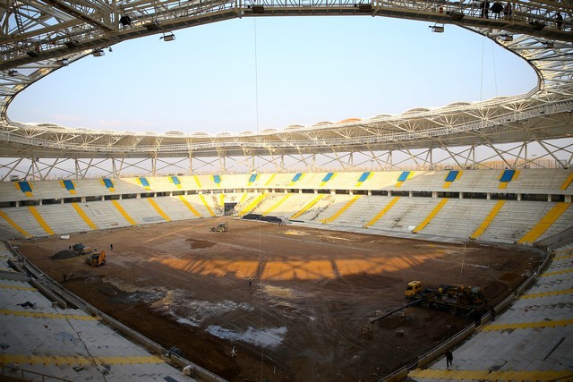 Sakaryaspor'un yeni stadında son durum