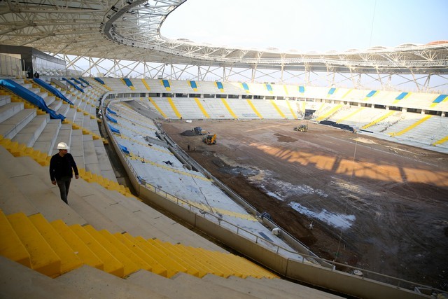 Sakaryaspor'un yeni stadında son durum
