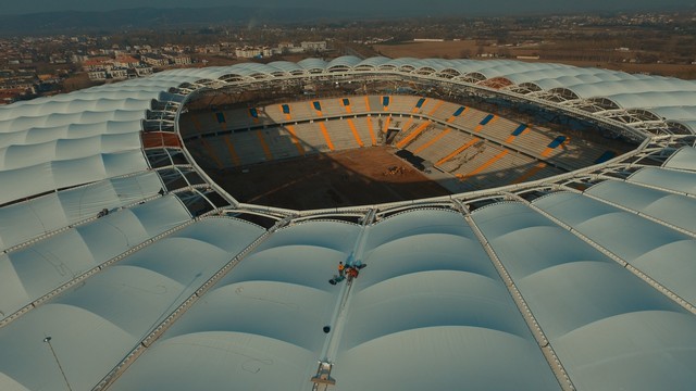 Sakaryaspor'un yeni stadında son durum