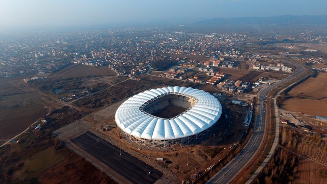 Sakaryaspor'un yeni stadında son durum