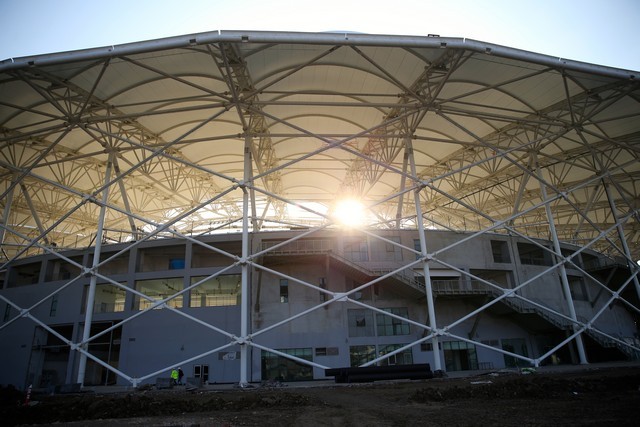 Sakaryaspor'un yeni stadında son durum