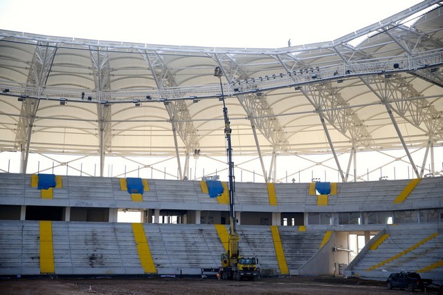 Sakaryaspor'un yeni stadında son durum