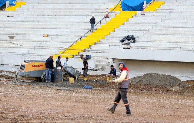 Sakaryaspor'un yeni stadında son durum