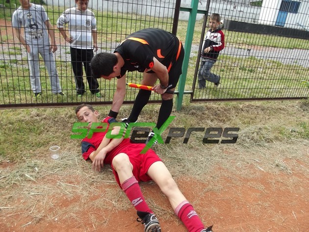 U16 Maçında Talihsiz Sakatlık