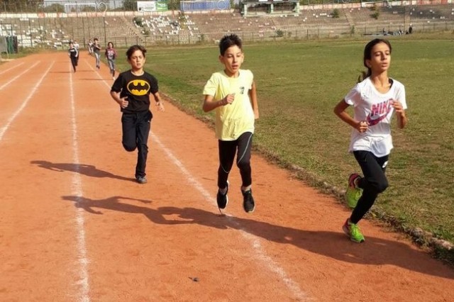 Atletler Amatör Spor Haftası İçin Yarıştı