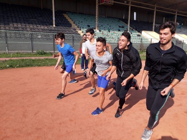 Atletler Amatör Spor Haftası İçin Yarıştı