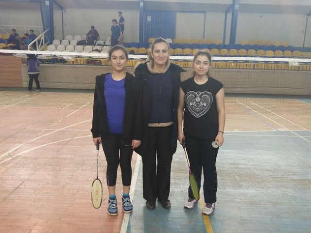 Badmintonda madalya sevinci
