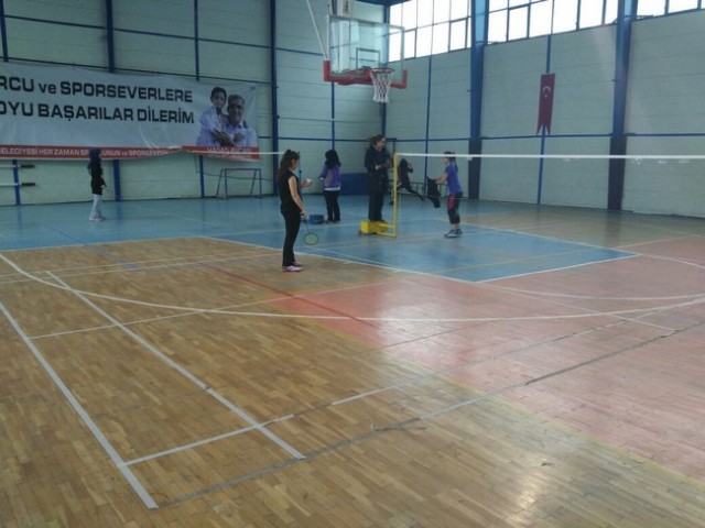 Badmintonda madalya sevinci