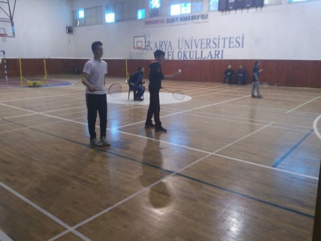 Badmintonda seçmeler yapıldı