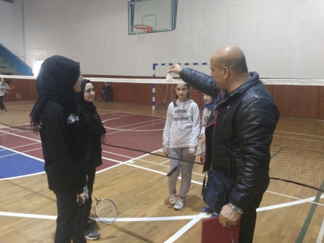 Badmintonda seçmeler yapıldı