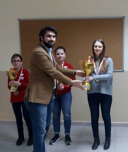 Bayanlar Satranç İl Birinciliği sona erdi