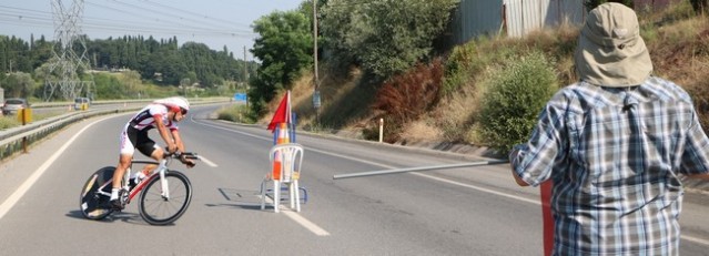 Türkiye Bisiklet Şampiyonası Yarışları Nefes Kesiyor