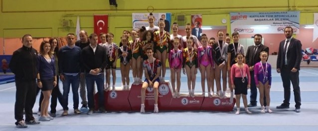Okullar arası Cimnastik müsabakaları sona erdi