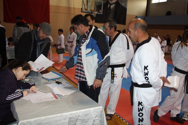 Taekwondo'da DAN sınavı yapıldı