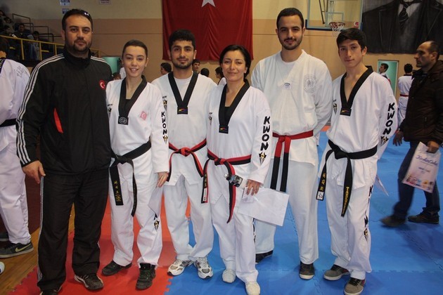 Taekwondo'da DAN sınavı yapıldı