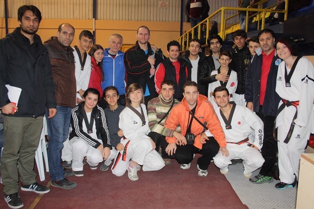 Taekwondo'da DAN sınavı yapıldı
