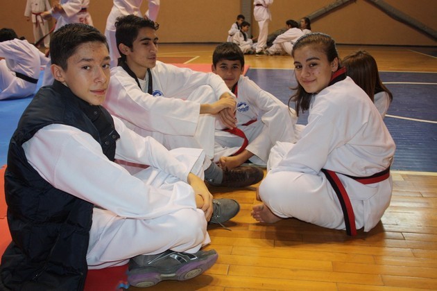 Taekwondo'da DAN sınavı yapıldı