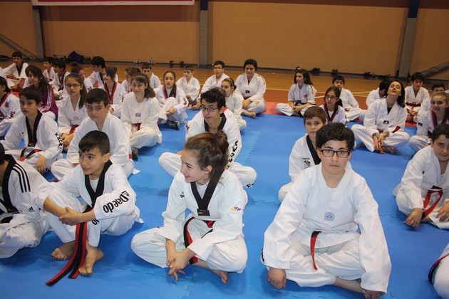 Taekwondo'da DAN sınavı yapıldı