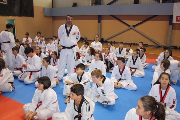 Taekwondo'da DAN sınavı yapıldı