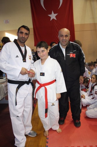 Taekwondo'da DAN sınavı yapıldı
