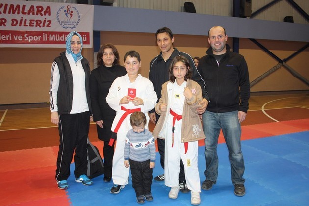 Taekwondo'da DAN sınavı yapıldı