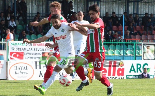 Diyarbekirspor-Sakaryaspor: 0-1