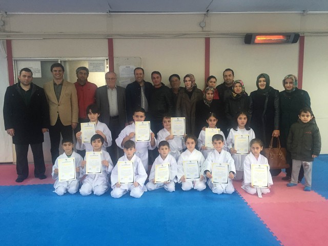 Geyve'de Kuşak İmtihanı yapıldı