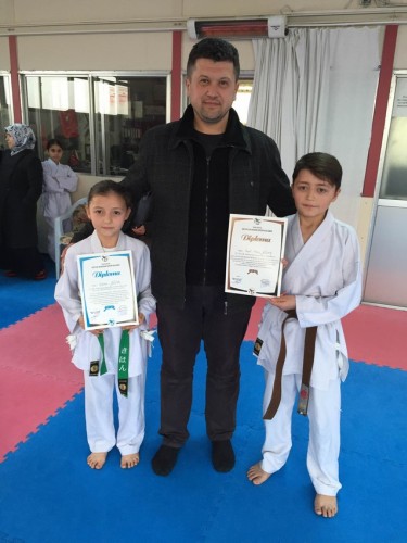 Geyve'de Kuşak İmtihanı yapıldı