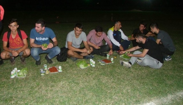 Geyvespor'da çiğ köfte ziyafeti