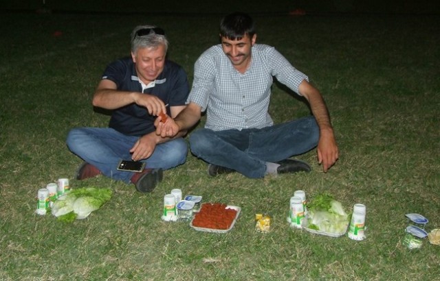 Geyvespor'da çiğ köfte ziyafeti