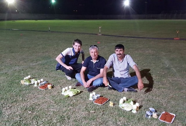 Geyvespor'da çiğ köfte ziyafeti