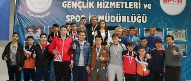 Güreşlerde dereceler açıklandı