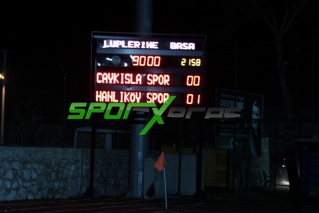 Hanlıköyspor -Çaykışlaspor :1-0
