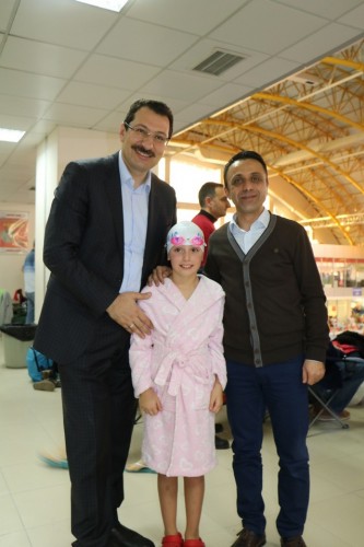 Havuz doldu taştı