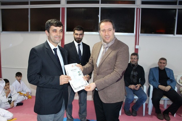 Geyve’de Karate töreni, Şölene dönüştü