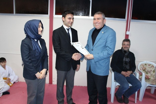 Geyve’de Karate töreni, Şölene dönüştü
