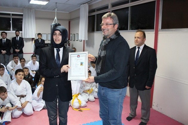 Geyve’de Karate töreni, Şölene dönüştü