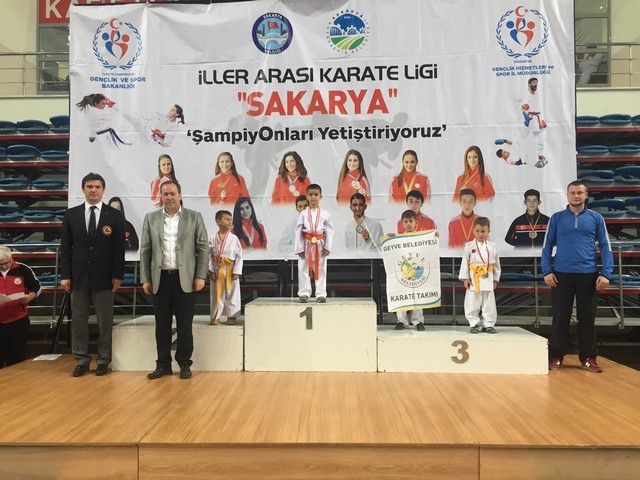 Geyve ilçesi Karate takımlarından 32 Madalya..