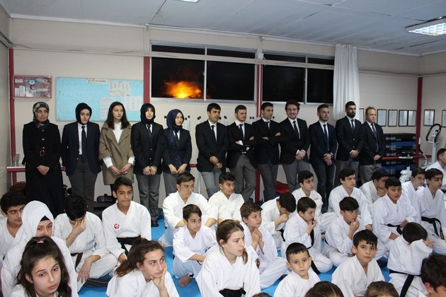 Geyve’de Karate töreni, Şölene dönüştü
