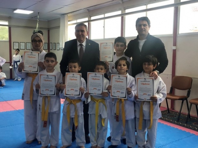 Geyve'de Kuşak Terfi Heyecanı