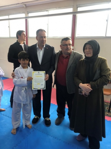 Geyve'de Kuşak Terfi Heyecanı