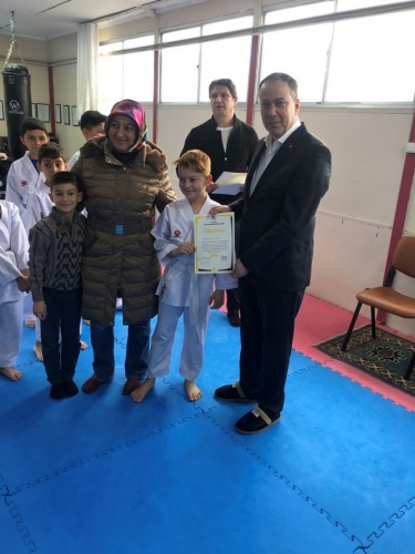Geyve'de Kuşak Terfi Heyecanı