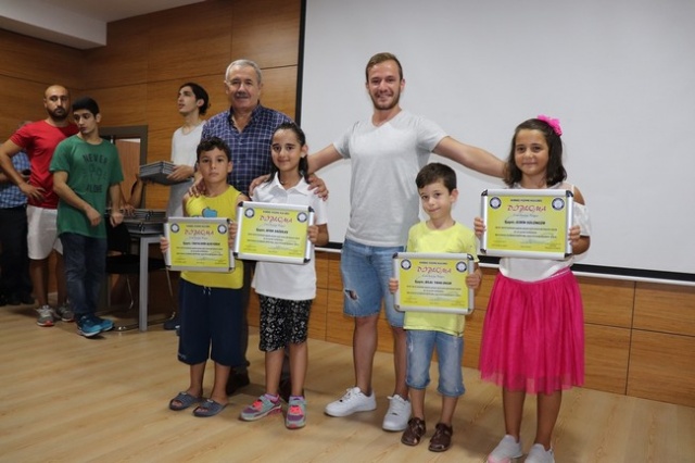 Kobaş Yüzme'de Terfi Töreni